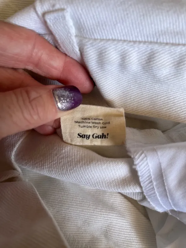 Lisa Says Gah White Jeans size 25 - Image 5