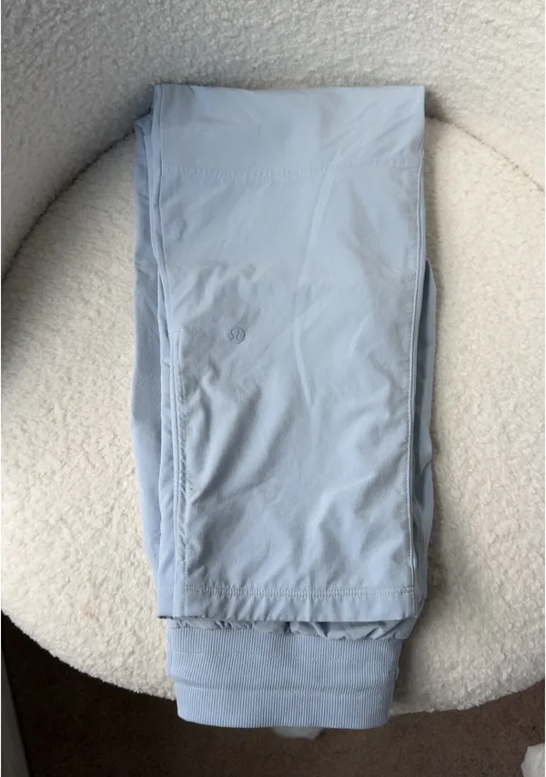 Lululemon Dance Studio Pants, Blue Linen, Size 4 - Image 2