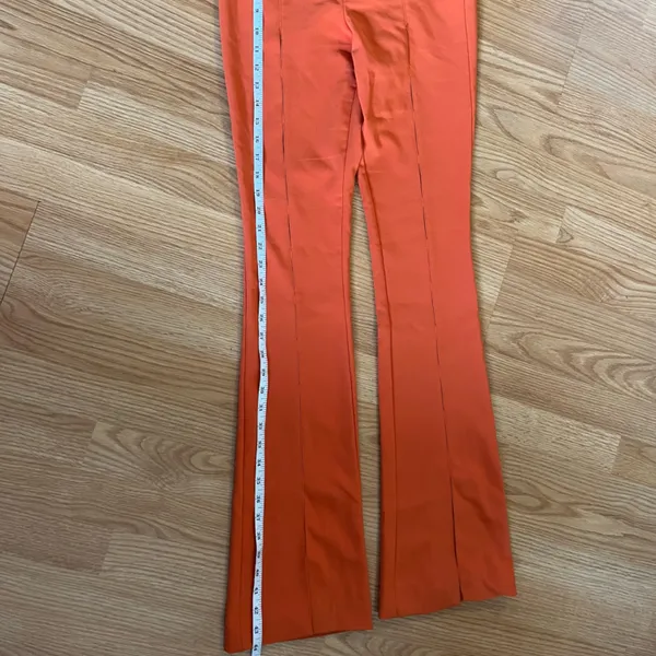 Zara Flared Pants with Slits. Size S‎ - Image 6
