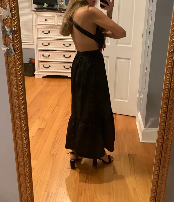 VICI POISE OPEN BACK MIDI DRESS - Image 4