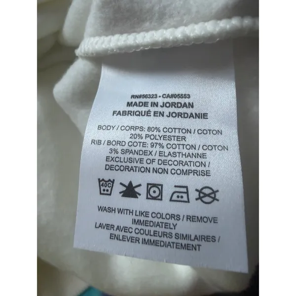 Nike Phoenix Fleece Over-Oversized Crewneck Sweatshirt Sail White Medium - Image 8