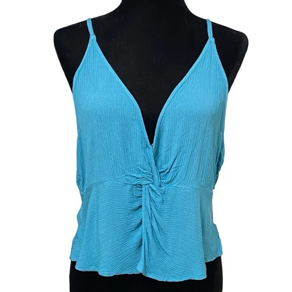 O’Neill Blue Moon Twist Front Boho Beachy Tank Top Large NWT - Image 5