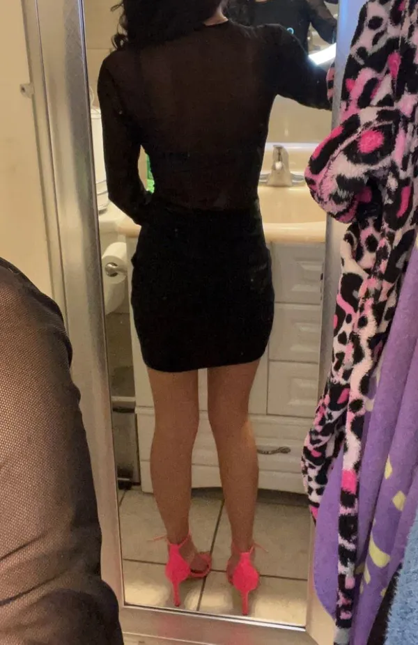 Express Mesh Bodycon Dress - Image 2