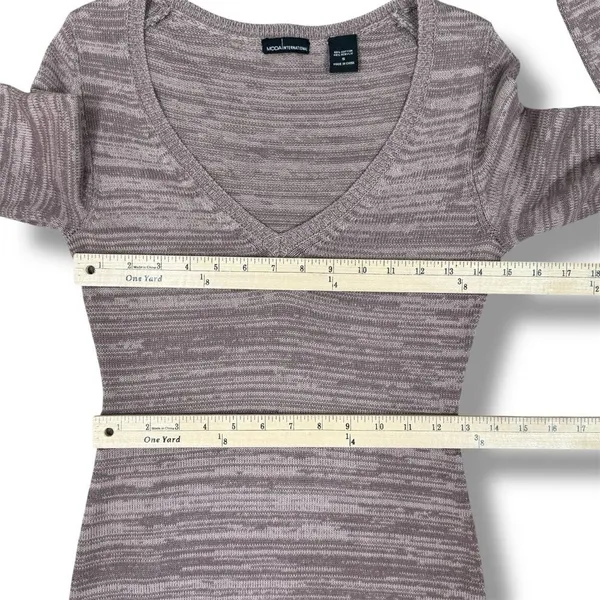 Victoria's Secret Moda International Knit Sweater Maxi Dress Mauve Pink‎ Small - Image 11