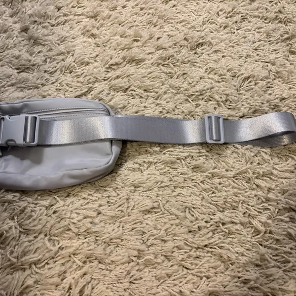 Stylish Gray/Blue Belt Bag Gray - Image 11