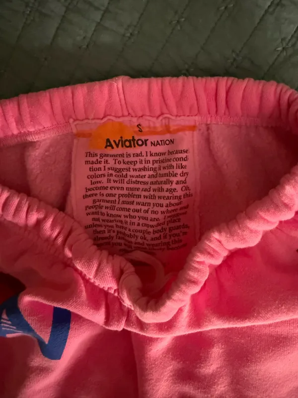 Aviator Nation Sweatpants Pink - Image 2