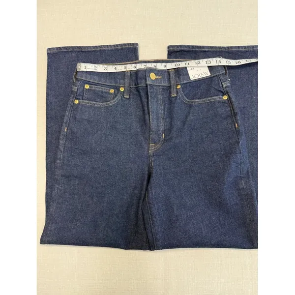 J. Crew 96 Slim Wide Dark Indigo Jeans - Image 10