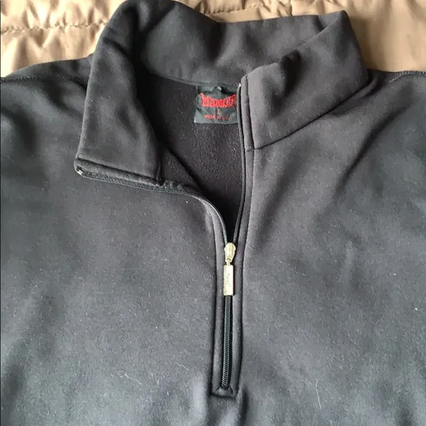 Marker Quarter Zip Sweatshirt Black Size L - Image 2