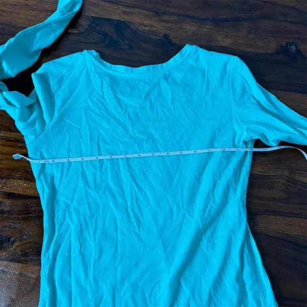 Natural Uniforms Women's Long Sleeve Green Crew Neck‎ Top Size S - Image 3