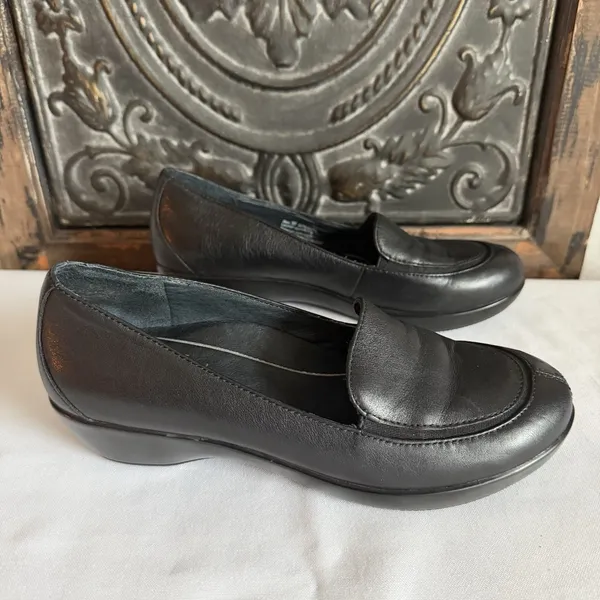 Dansko Debra Slip-On Wedge Clogs Women's Sz 36‎ (5.5-6) Black Professional Nurse - Image 2