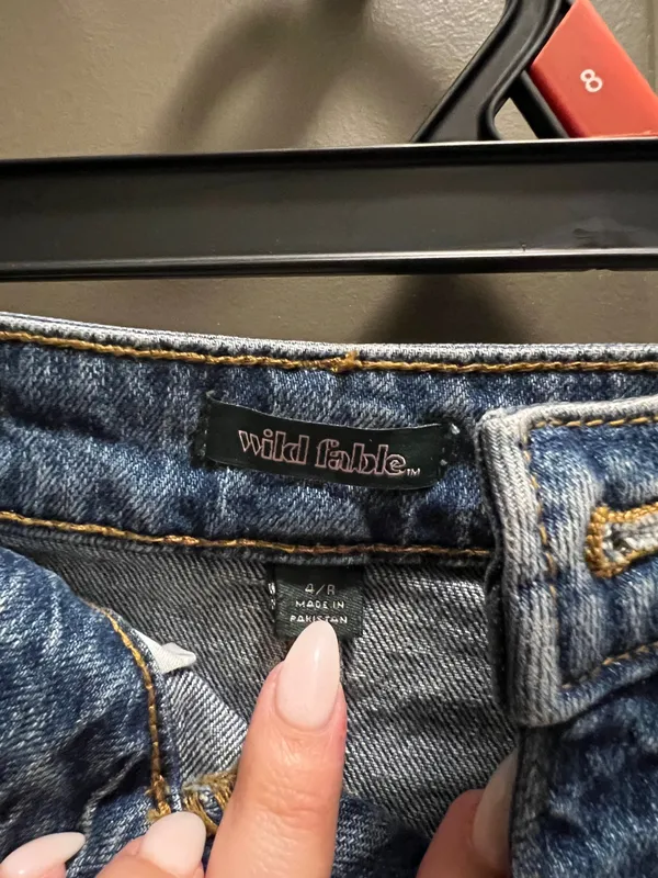 Wild Fable Denim Shorts High-Rise Blue - Image 2