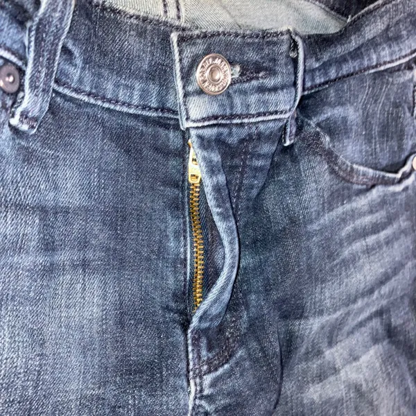 7 For All Mankind Cropped Jeans Women 27 Dark Wash Low Rise‎ Cuffed Hem Fit 28 - Image 7