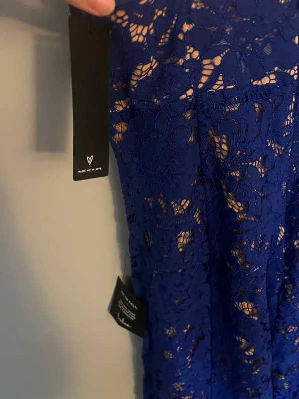 Lulus Royal Blue Lace Dress - Image 11