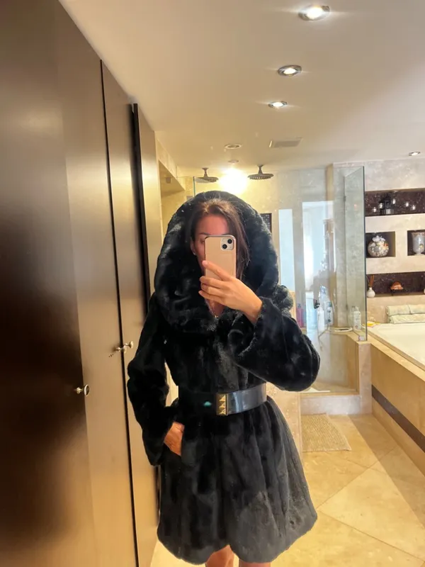 Tahari Faux Fur Coat - Image 2