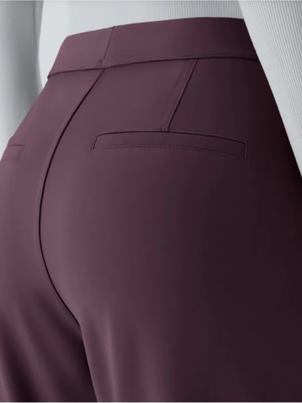 NWT HALARA Flex™ DayStretch High Waisted Pocket Straight Leg Work Pants Wide - Image 5