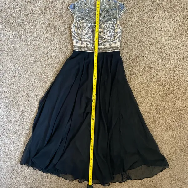 Womens Let’s Dress size Medium Black - Image 14