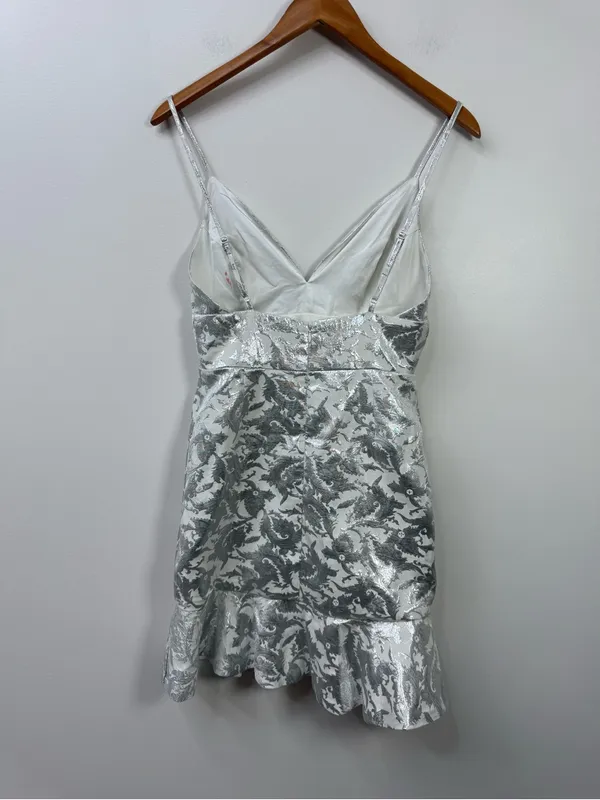 Lulu's Women’s Metallic Coctail Dress Size S - Image 7