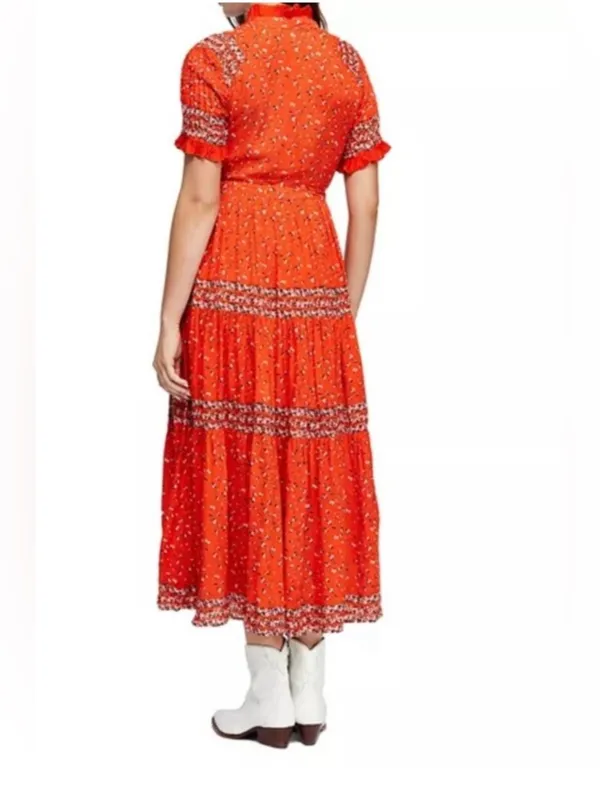 Free people Rare Feeling Printed Maxi Dress - Image 6