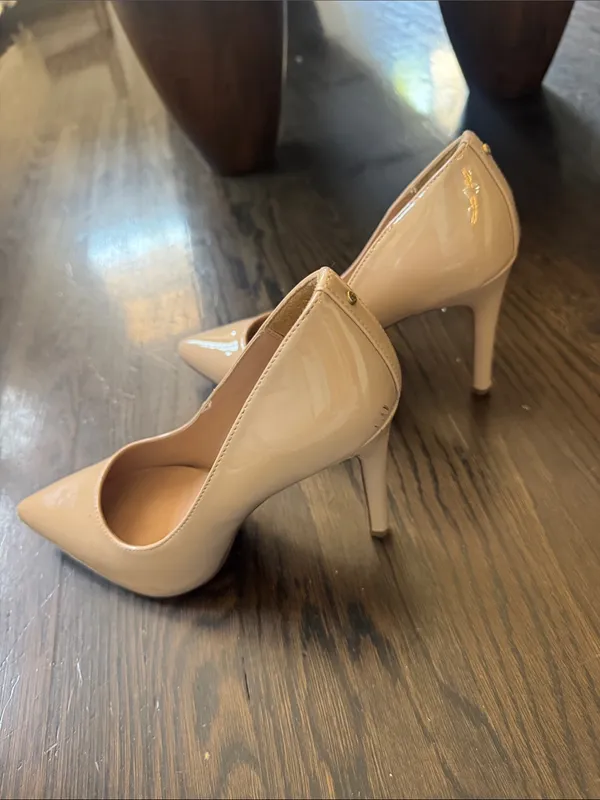 BCBGeneration Patent Nude Pointed Toe Heels - Image 5