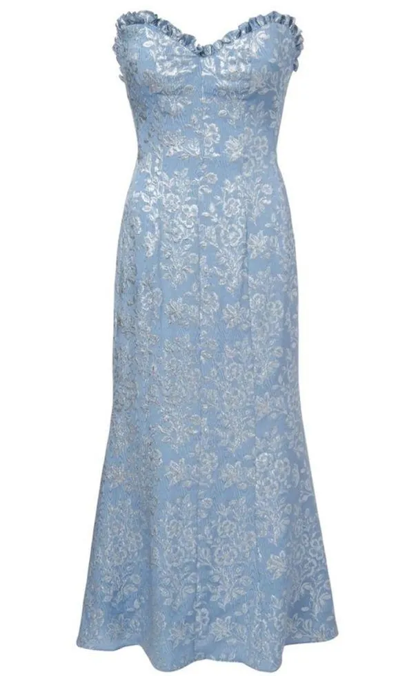 Markarian Odelina Brocade Midi Dress NWT - Image 6