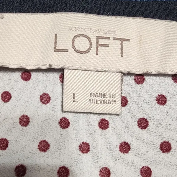 Ann Taylor Loft Long Sleeve Blouse Size Large - Image 4