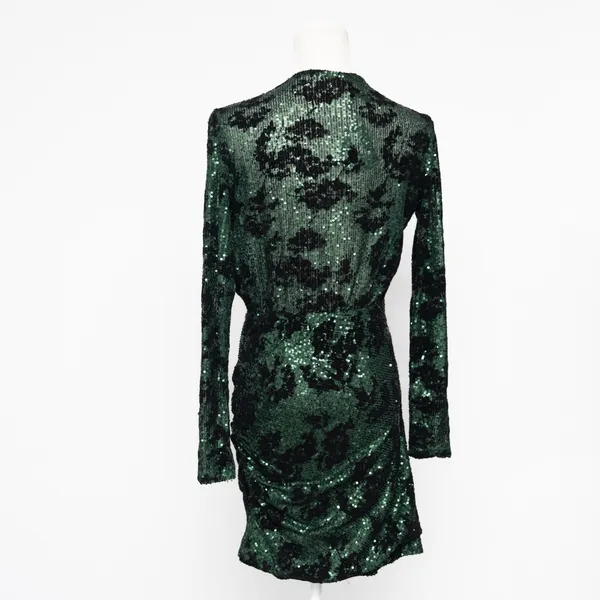 Maje Riletie -‎ Sequin Long Sleeve Dress - Image 4