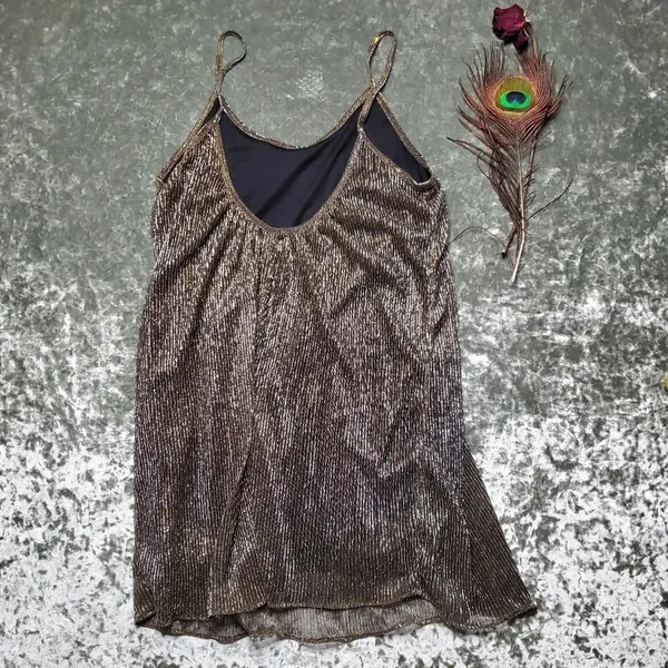 Lovemarks‎ Gold Slip Dress - Image 4
