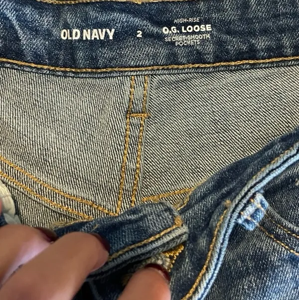 Old Navy High Rise OG Loose(Secret Smooth Pockets) baggie jeans - Image 3
