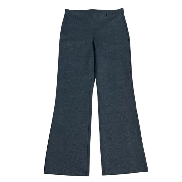 NEW Quince Size M Ultra Stretch Ponte Bootcut Pants Charcoal Grey Minimal - Image 3