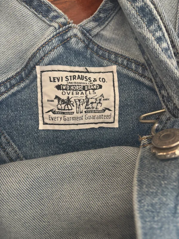Levi’s Light Wash Overalls - Image 3