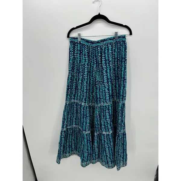 Boho Wid Leg Palooza Pants Size L Floral Gypsy Hippie Festival‎ - Image 2