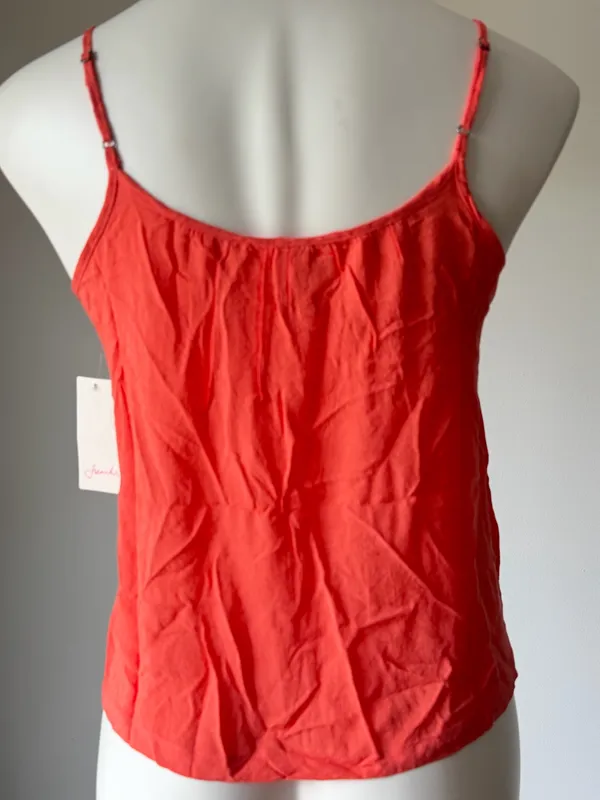 Frenchi Crinkle Coral Rose Spaghetti Strap Cami - Image 5