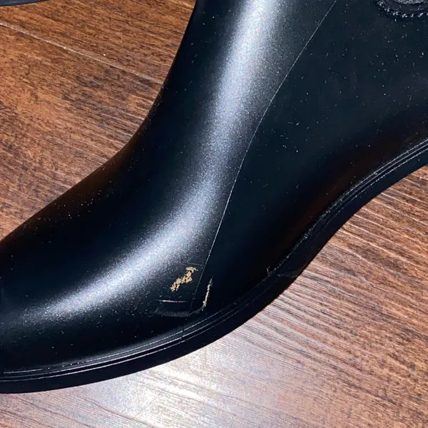 A New Day Sleek Black Ankle Boots Size 7 - Image 6