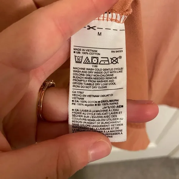 NWOT |‎ Old Navy women’s peach ombré midi tank dress — medium - Image 4