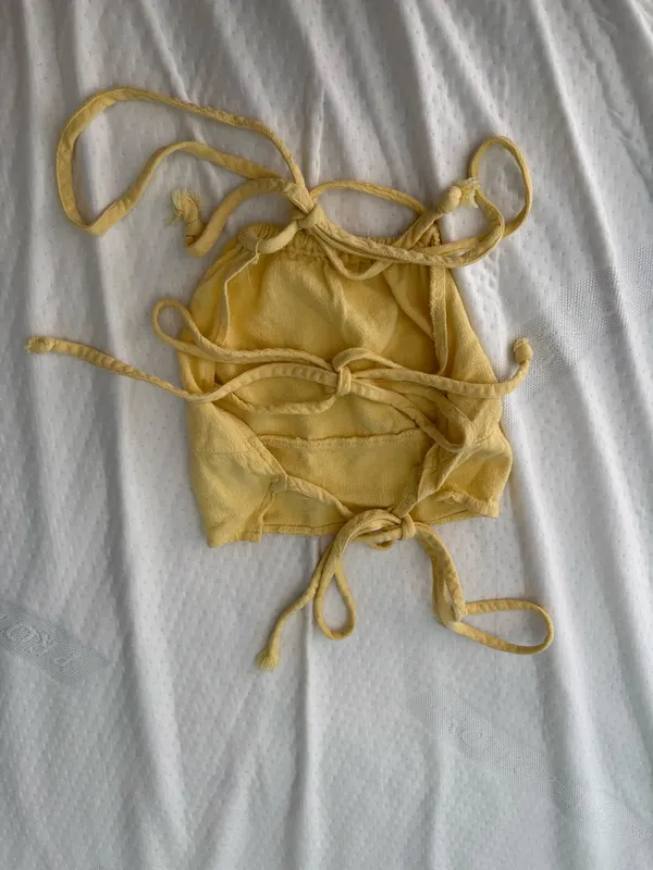 PacSun Halter tie back crop top - Image 2