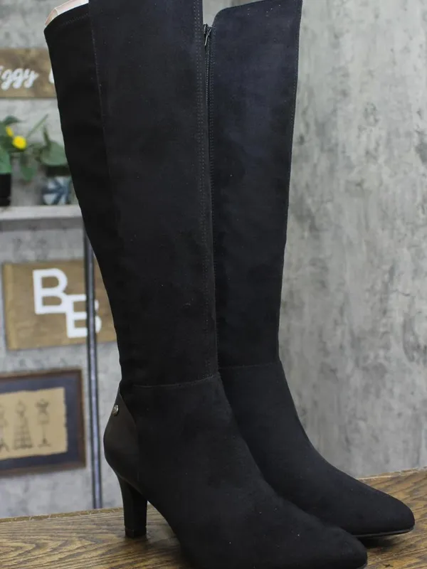 NWT Lifestride Womens Gracie High Heeled Tall Boots G6347M1 Black 8W - Image 9