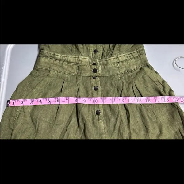 Free People City's Edge Romper Dried Basil. Size Medium but see measurements. - Image 8