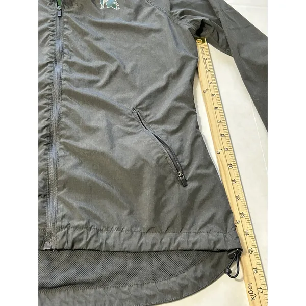 Colosseum Michigan State Spartans Women's M Gray Full Zip Hoodie Windbreaker - Image 5