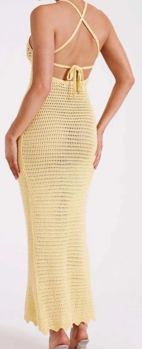 Meshki Yellow Maxi Dress - Image 2