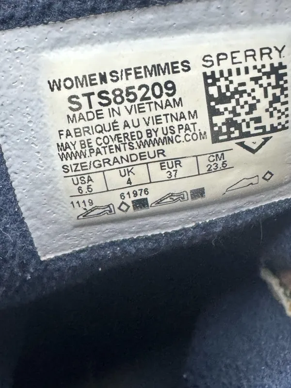 Sperry Plaid Waterproof Duck Boots Size 6.5 - Image 9
