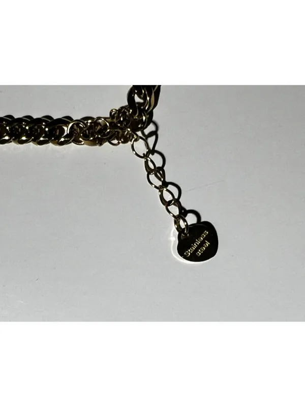 Altar’d State A Gold Tone Stainless Steel Choker Necklace NWT - Image 6