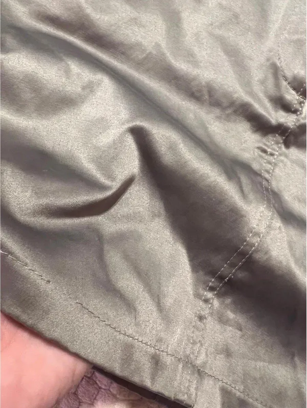 Brazilian Shine Grey mini skirt with pockets - Image 2