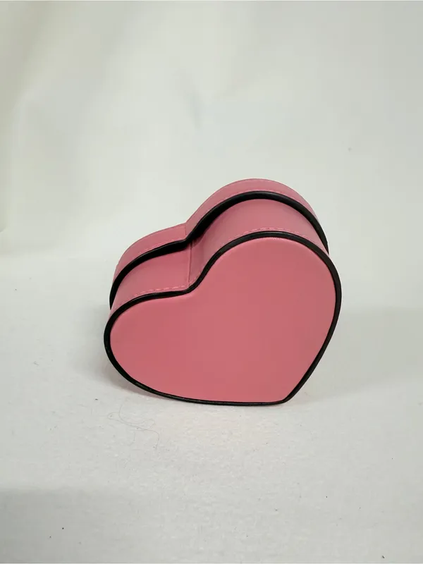 Coach Heart Trinket Box In Signature Canvas With Heart Petal Print c7752 - Image 3