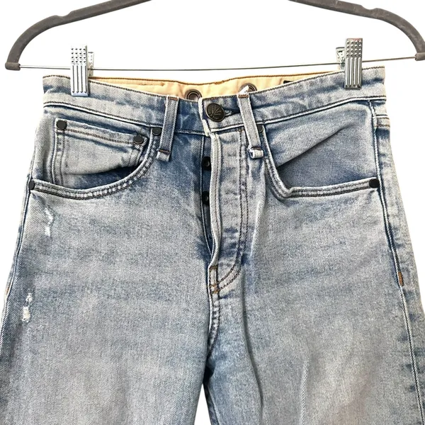 RAG & BONE Maya High Rise‎ Ankle Straight Denim in Olson Sz 24 - Image 4