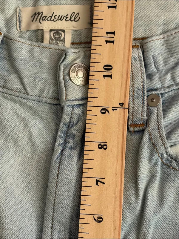 Madewell The perfect vintage Jean Sz 26 high rise light wash Straight-Leg Jeans - Image 10