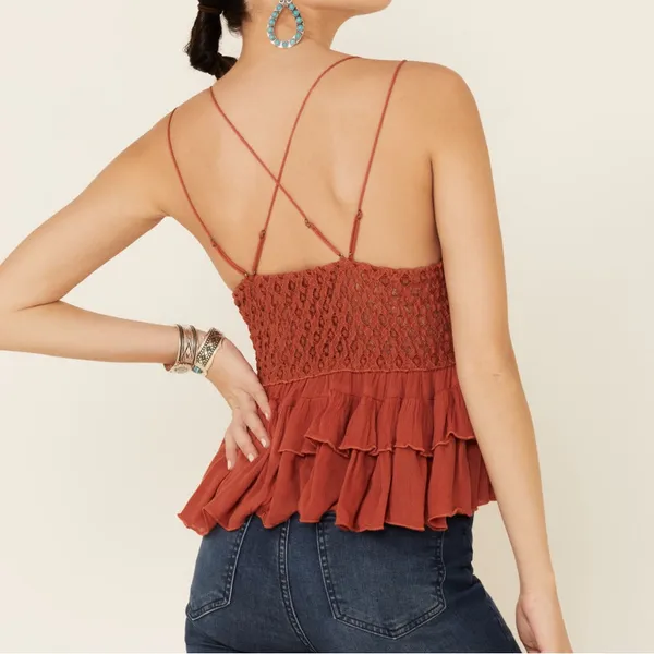free people adella cami copper - Image 2