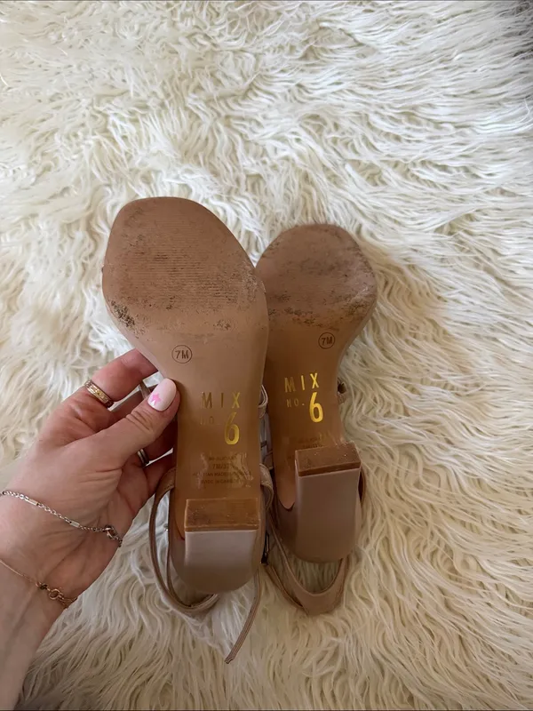 Mix No. 6 Aliciana Sandal Nude Heels - Image 5