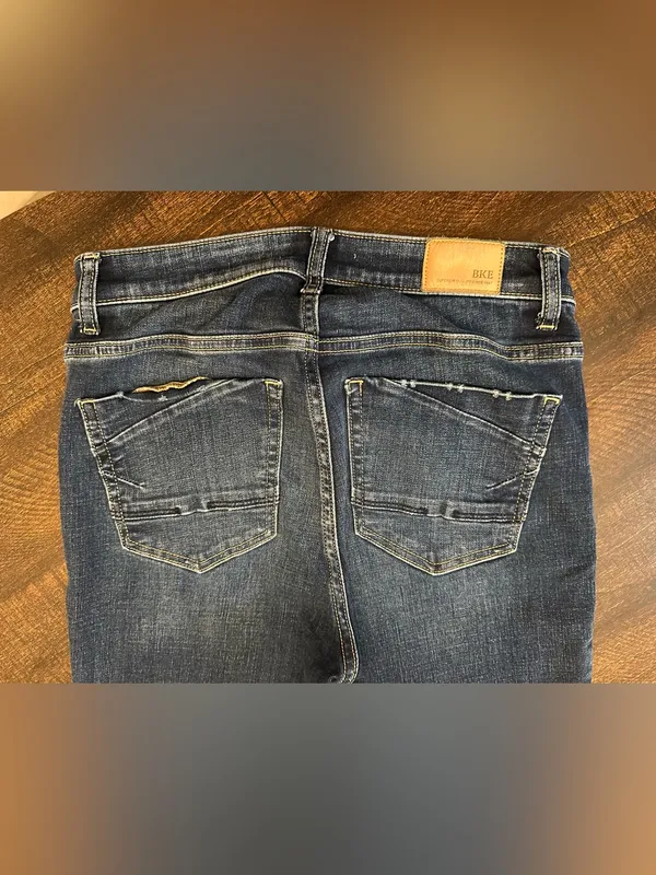 BKE Parker Womens 28x29 High Rise Skinny Jeans Dark Wash Denim - Image 11
