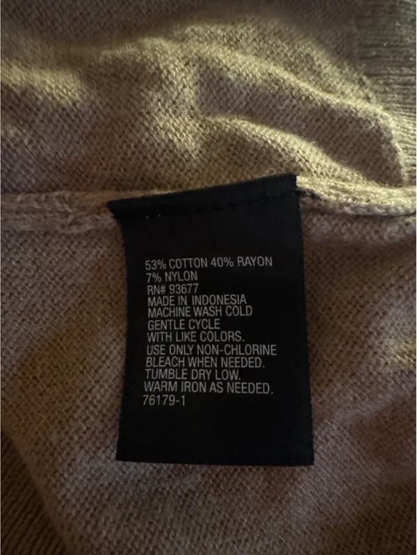 Worthington Women's V-Neck Pullover Sweater Size S Beige - Image 5
