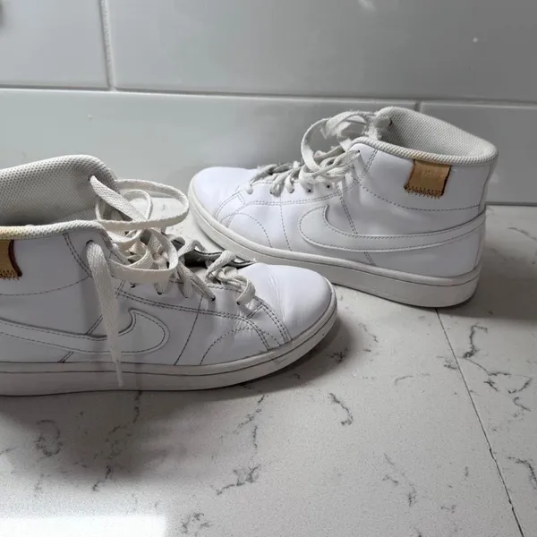 Nike Court Royale 2 Mid 'Triple White' Sneakers - Image 3
